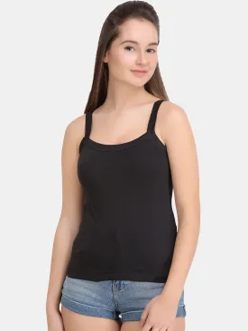 Women's Solid Pure Cotton Non-Paddded Camisole | CAMY |