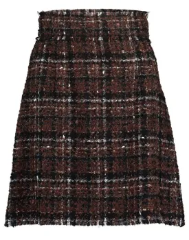 A-Line Tweed Skirt