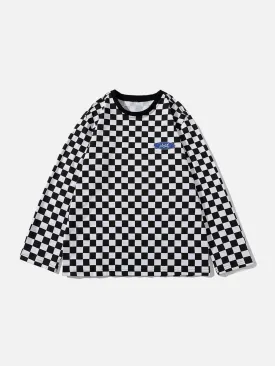 AlanBalen® - Checkerboard Long Sleeves