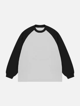 AlanBalen® - Contrast Splicing Sweatshirt