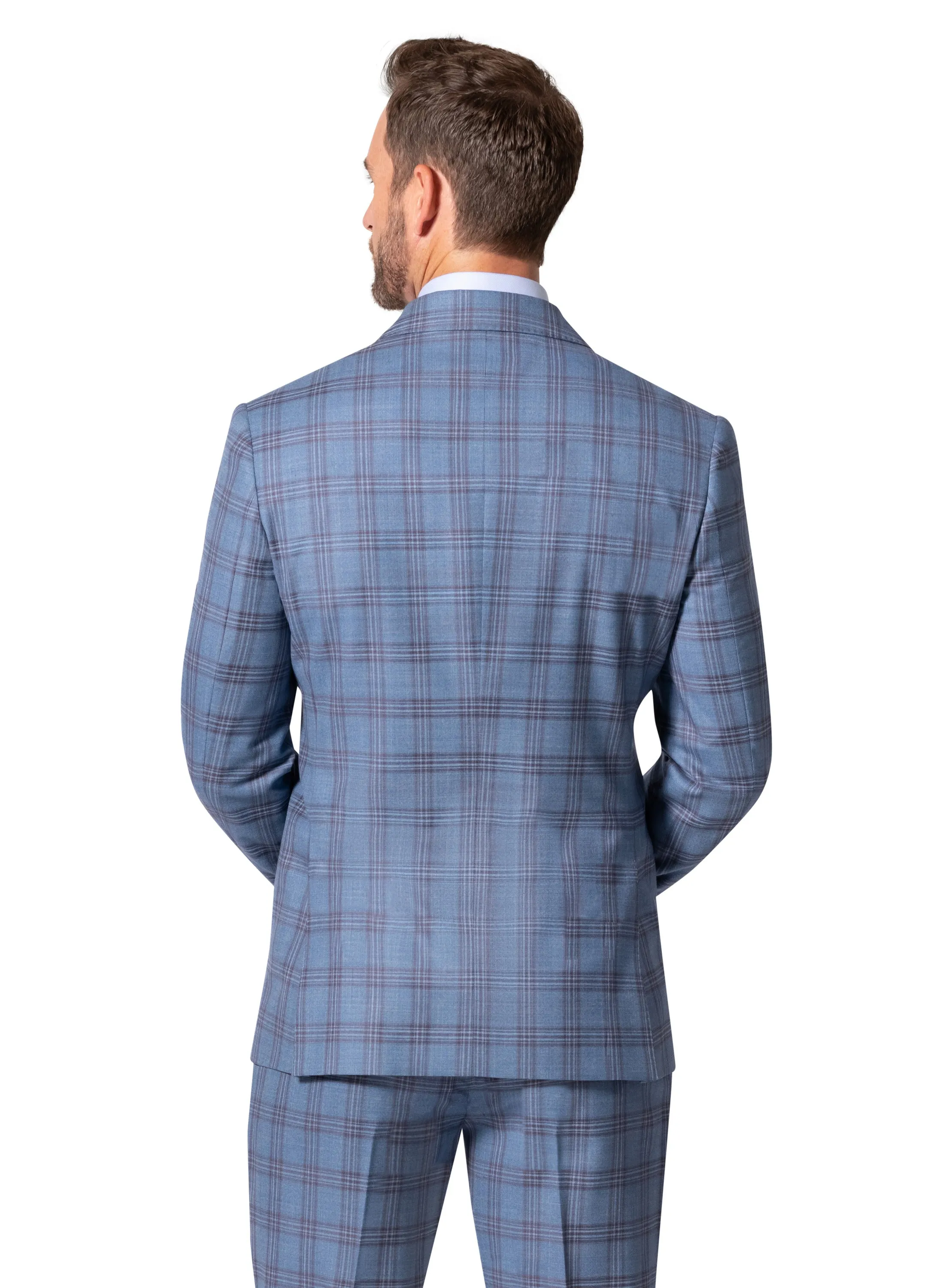 Berragamo Elegant - Faille Wool 10005.4098 D/B Modern Fit Suit