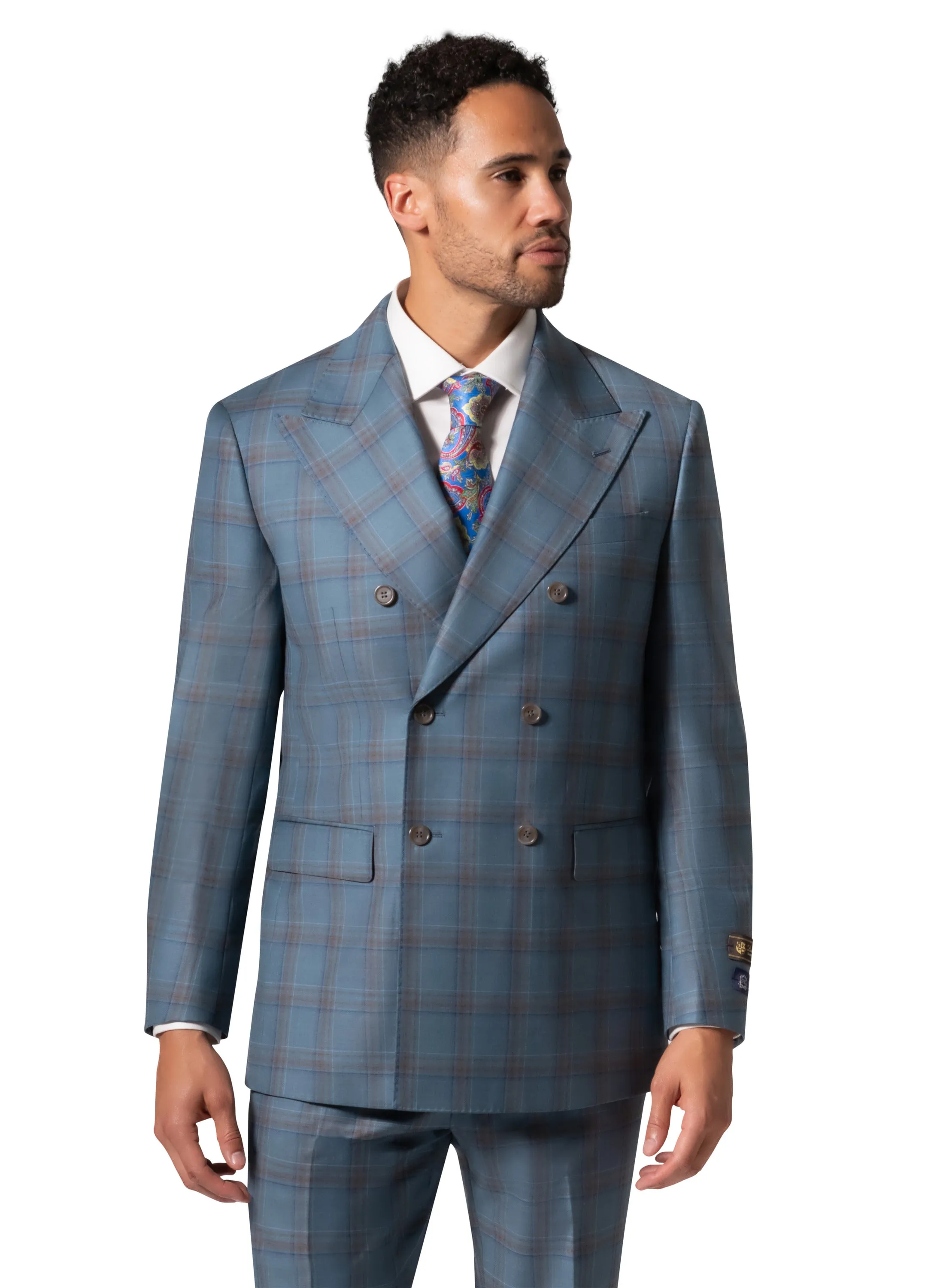 Berragamo Elegant - Faille Wool 10005.4100 D/B Modern Fit Suit