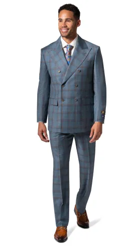 Berragamo Elegant - Faille Wool 10005.4100 D/B Modern Fit Suit