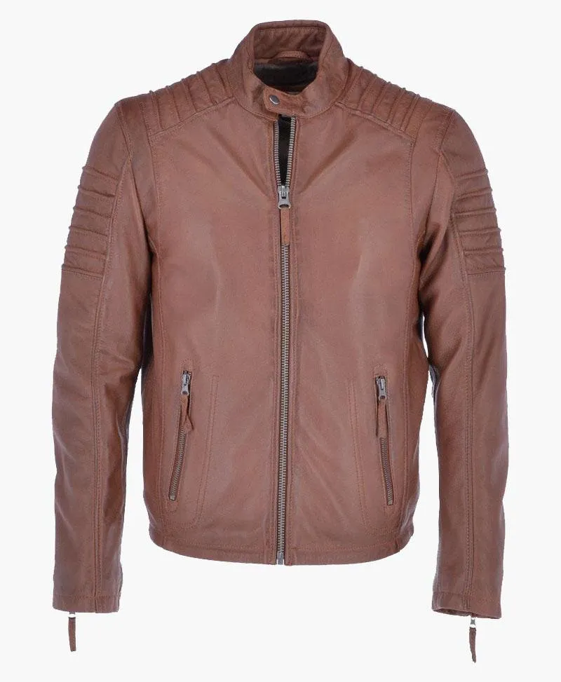 Brand New Men’s Leather Biker Jacket