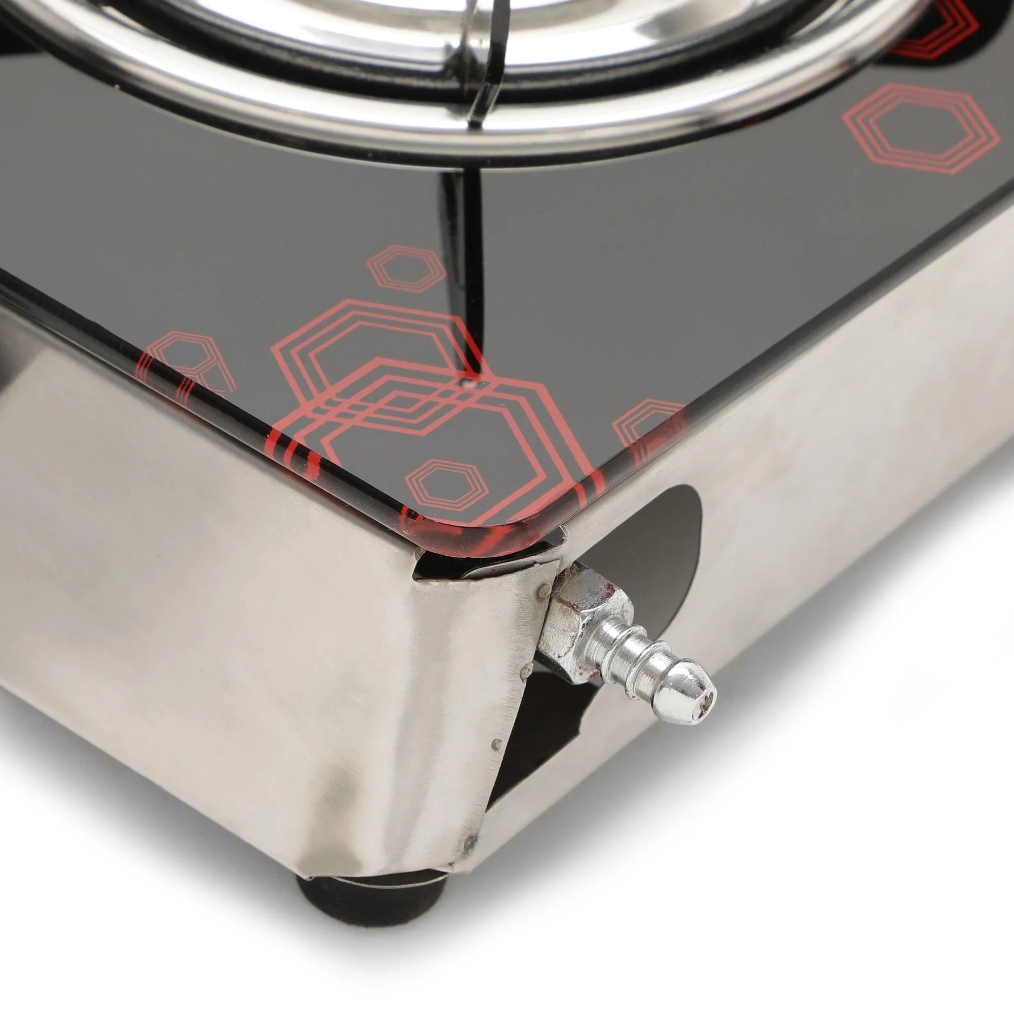 Compact  2 Burner Glass Top Gas Stove