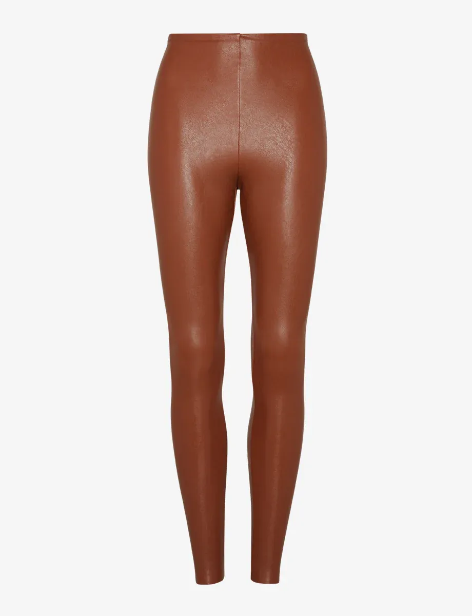 Faux Leather Legging by Commando - Cocoa