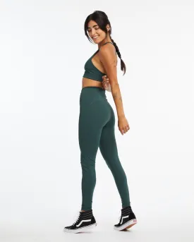 Full Length Compression Legging - Moss