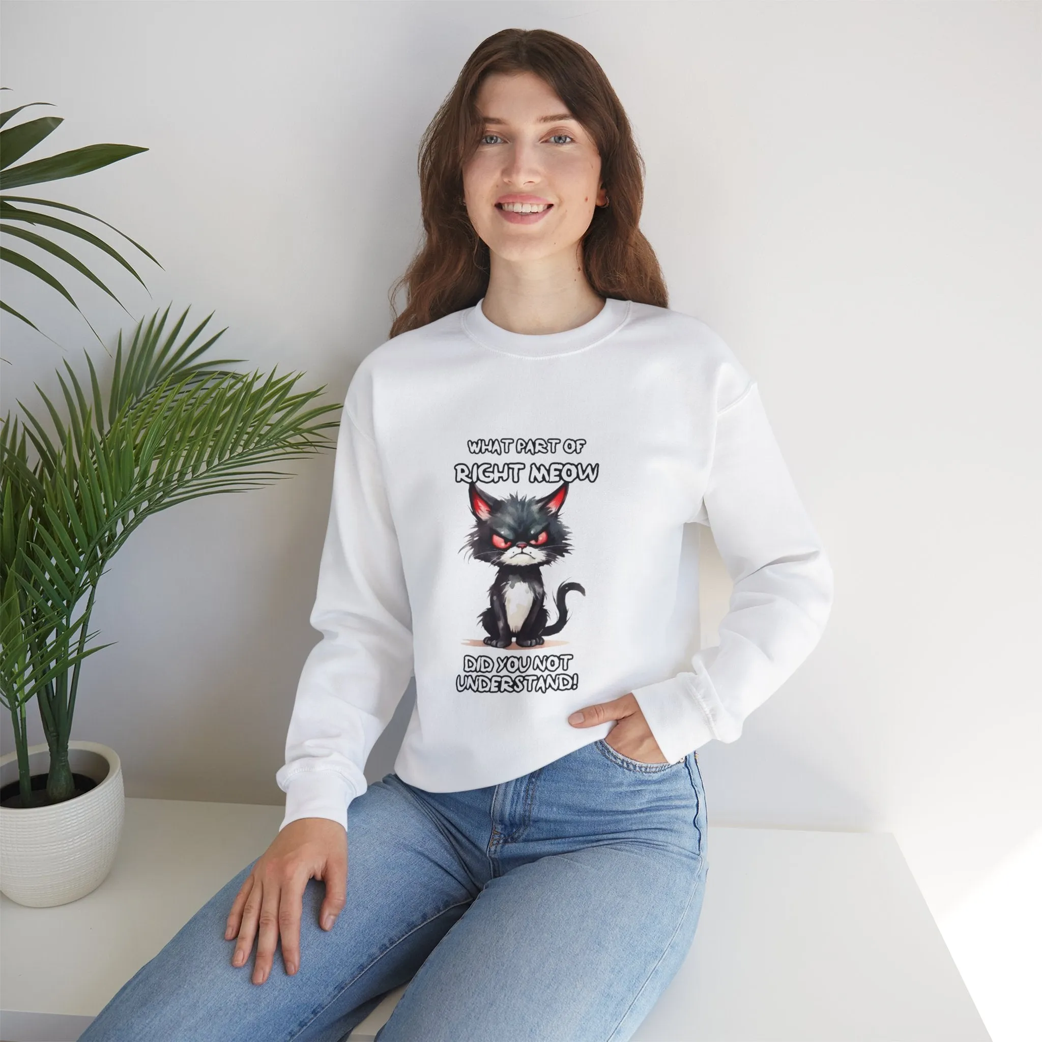 Grumpy Cat Unisex Heavy Blend™ Crewneck Sweatshirt