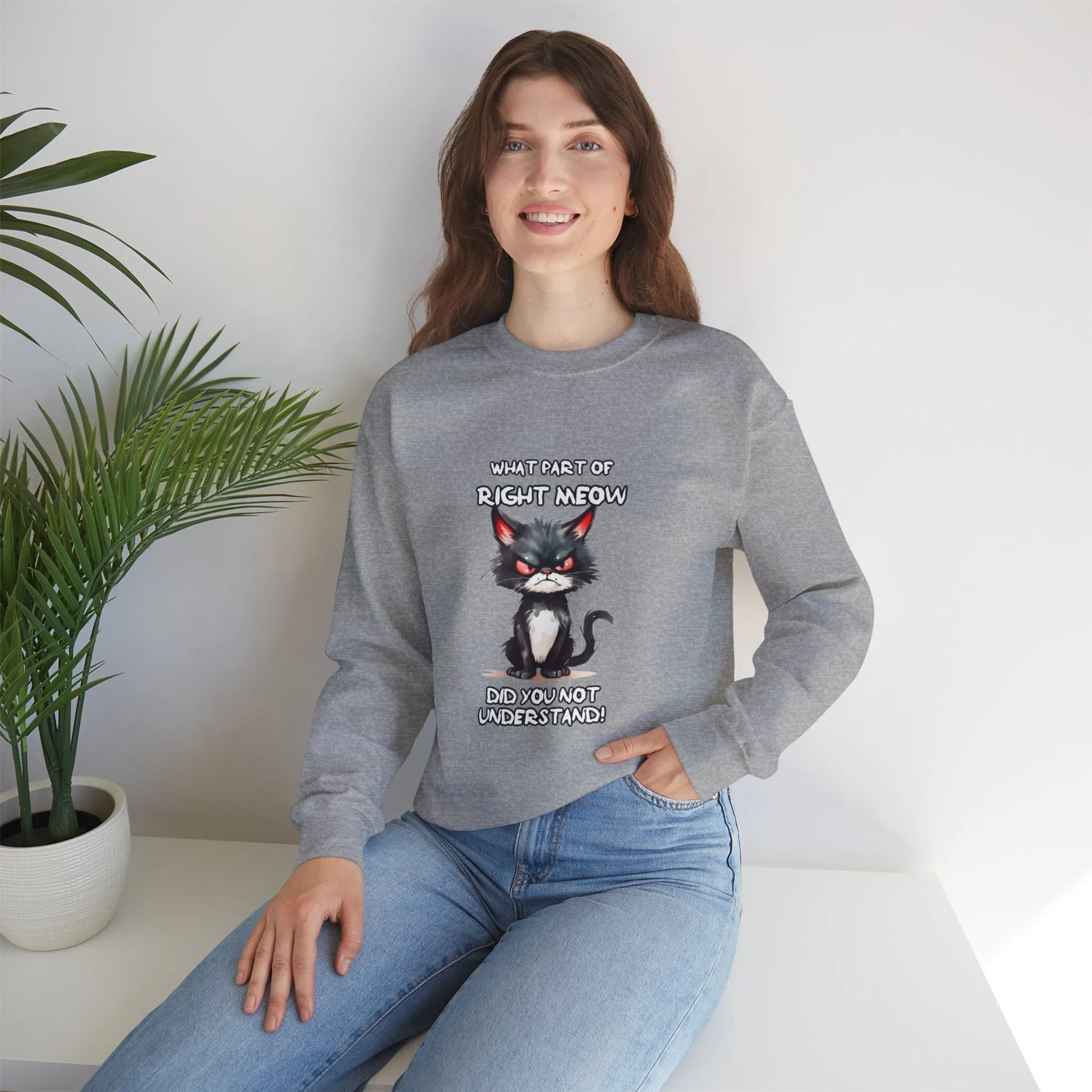 Grumpy Cat Unisex Heavy Blend™ Crewneck Sweatshirt