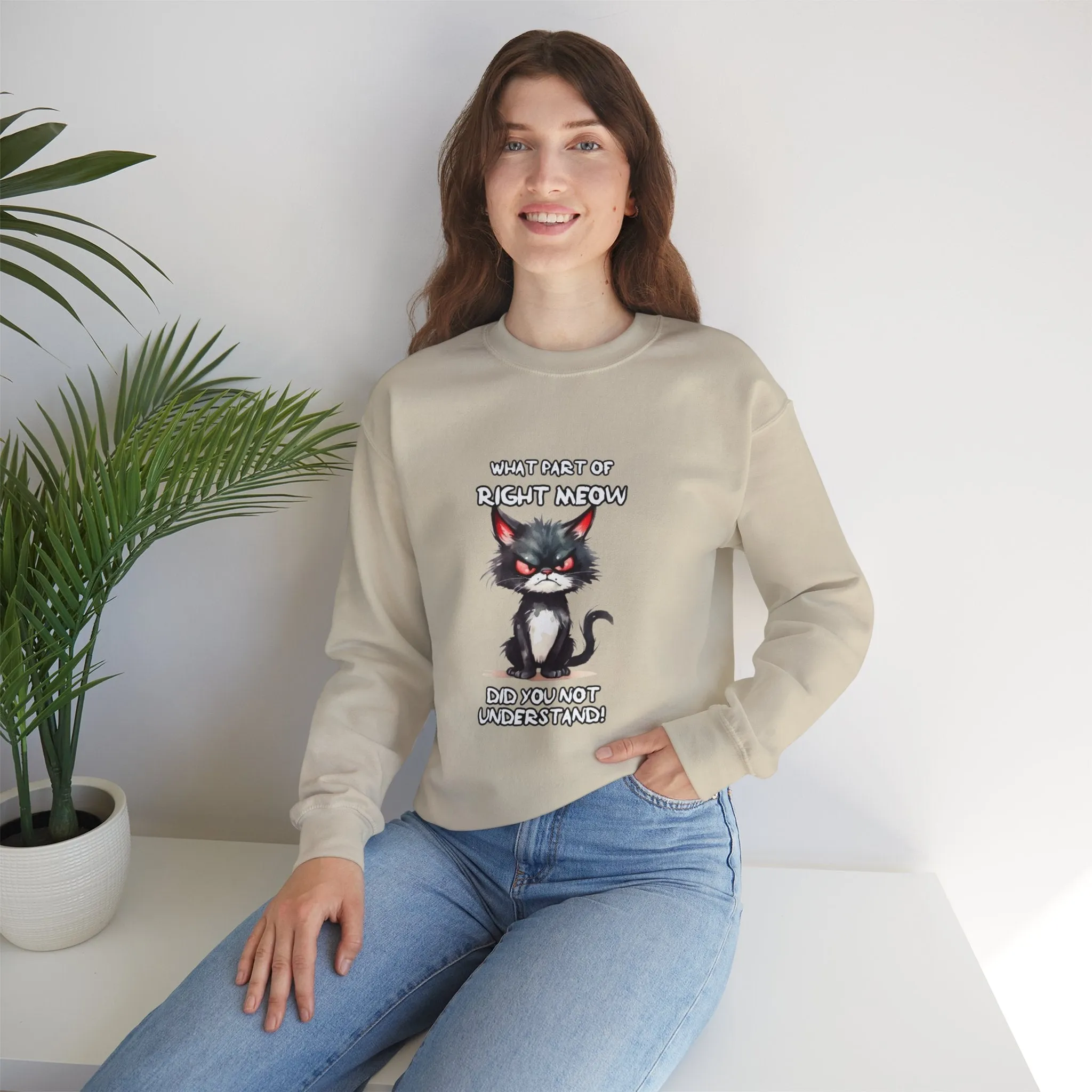 Grumpy Cat Unisex Heavy Blend™ Crewneck Sweatshirt