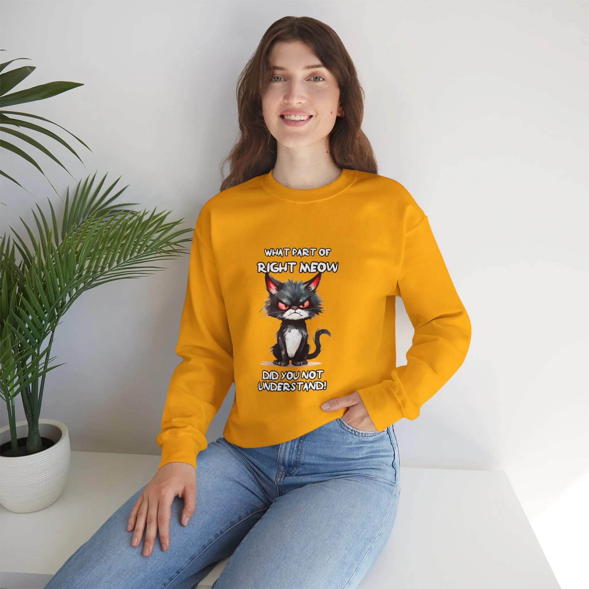 Grumpy Cat Unisex Heavy Blend™ Crewneck Sweatshirt