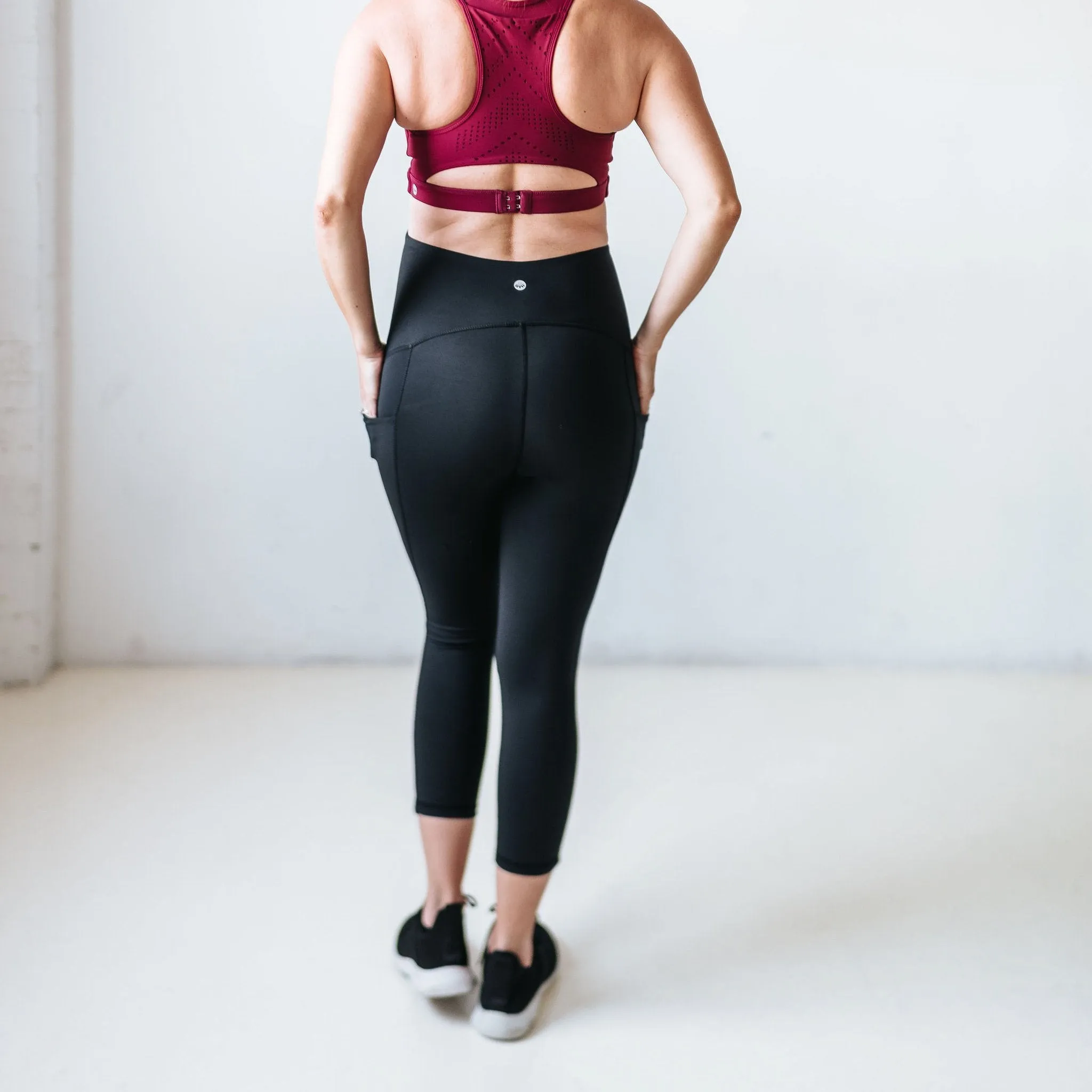 Maternity Skin Capris - Black