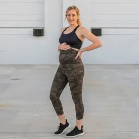 Maternity Skin Capris - Camo