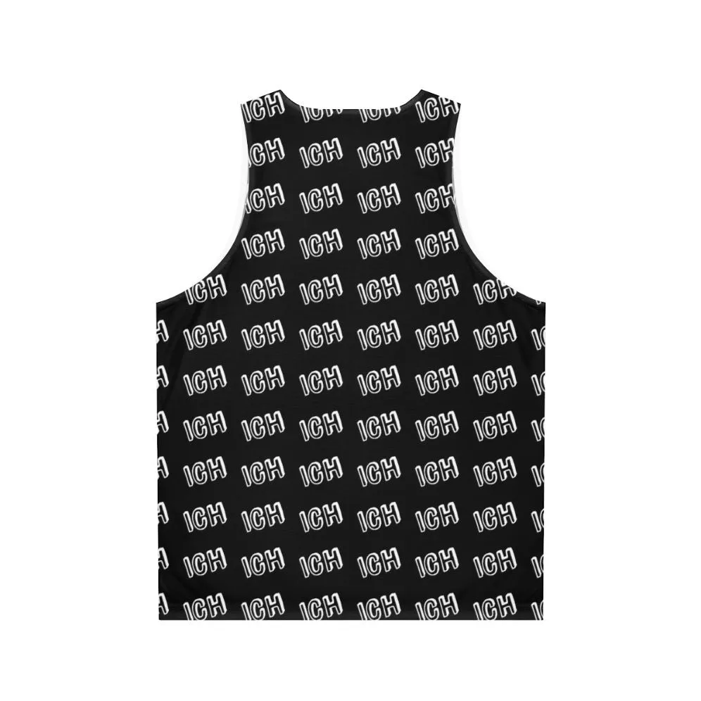 "Ich Me" German Unisex Tank Top with Funny Text