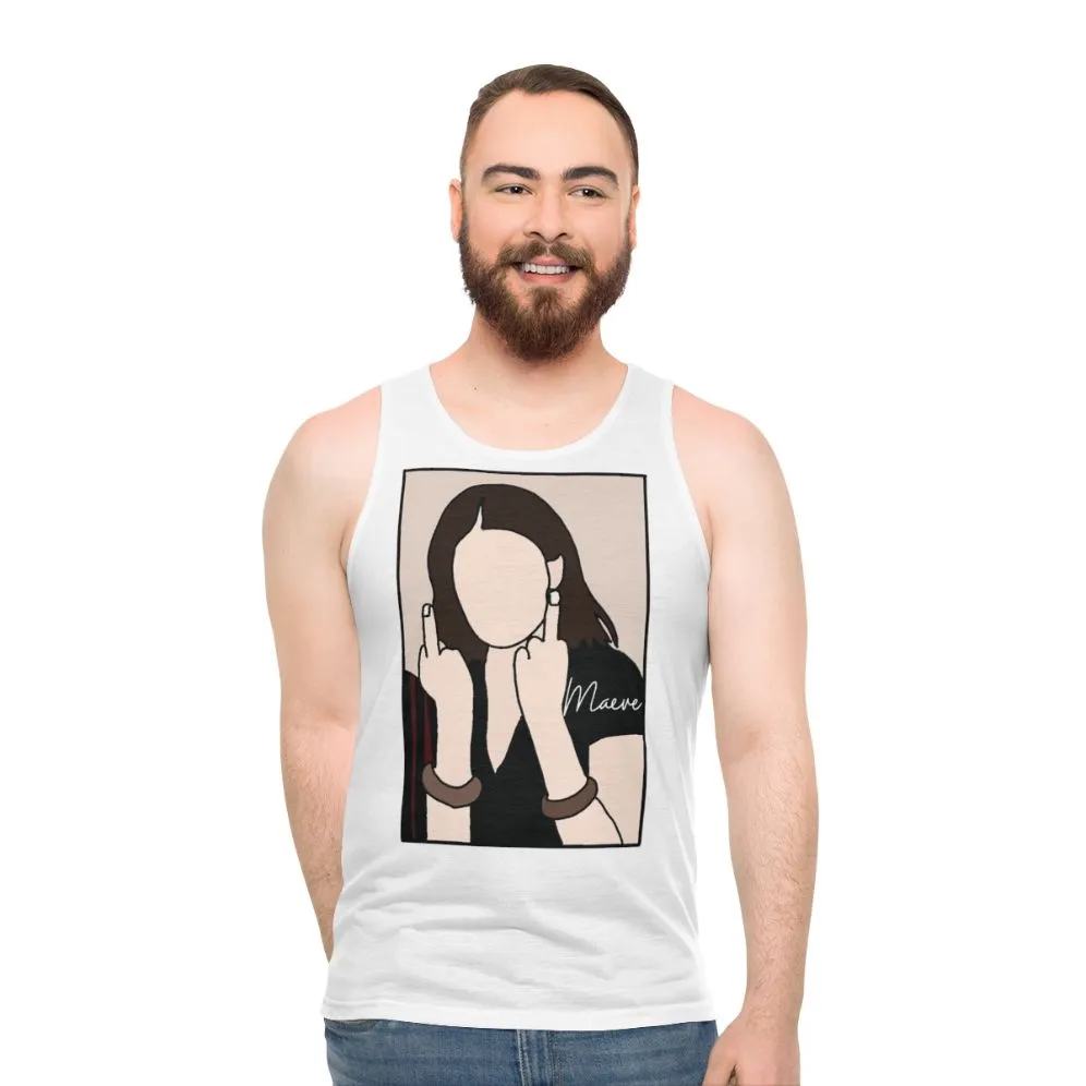 "Maeve's Unisex Tank Top: Celebrate Sex Education on Netflix"