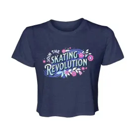 Skating Revolution Women’s Flowy Cropped Tee