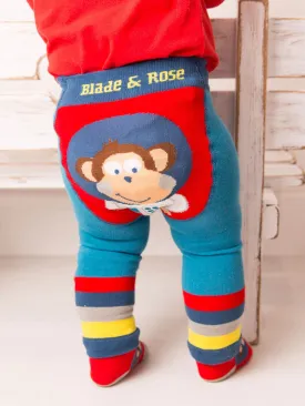 Space Monkey Leggings 0-6 Months