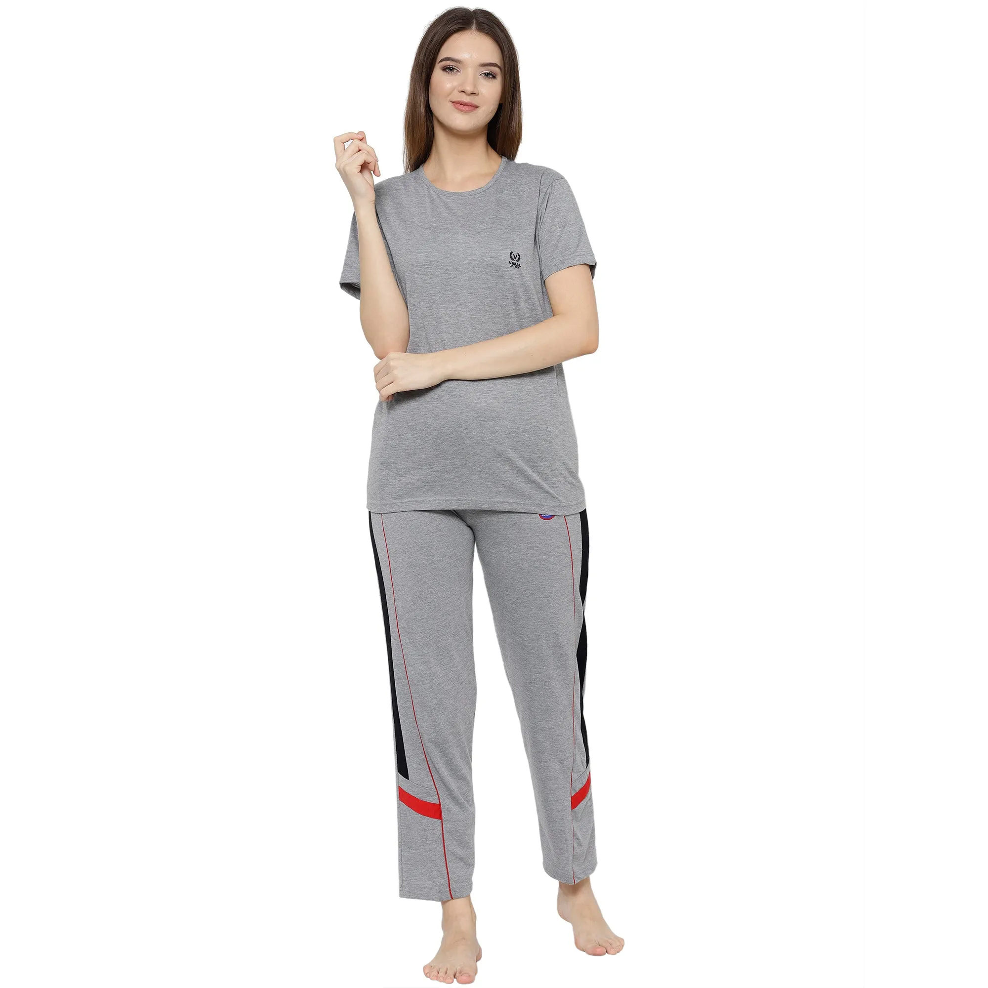 Vimal Jonney Grey Women's Night Suit