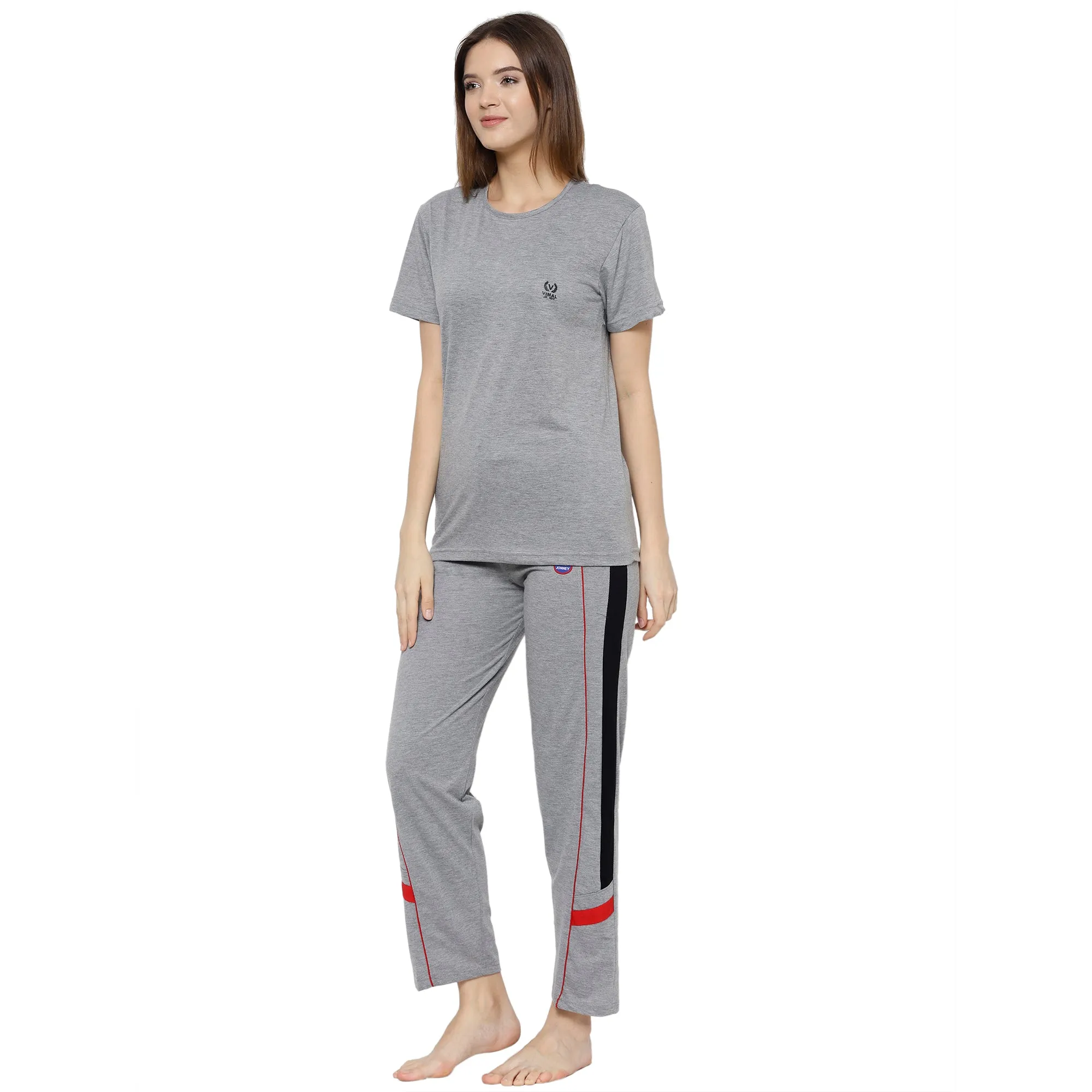 Vimal Jonney Grey Women's Night Suit