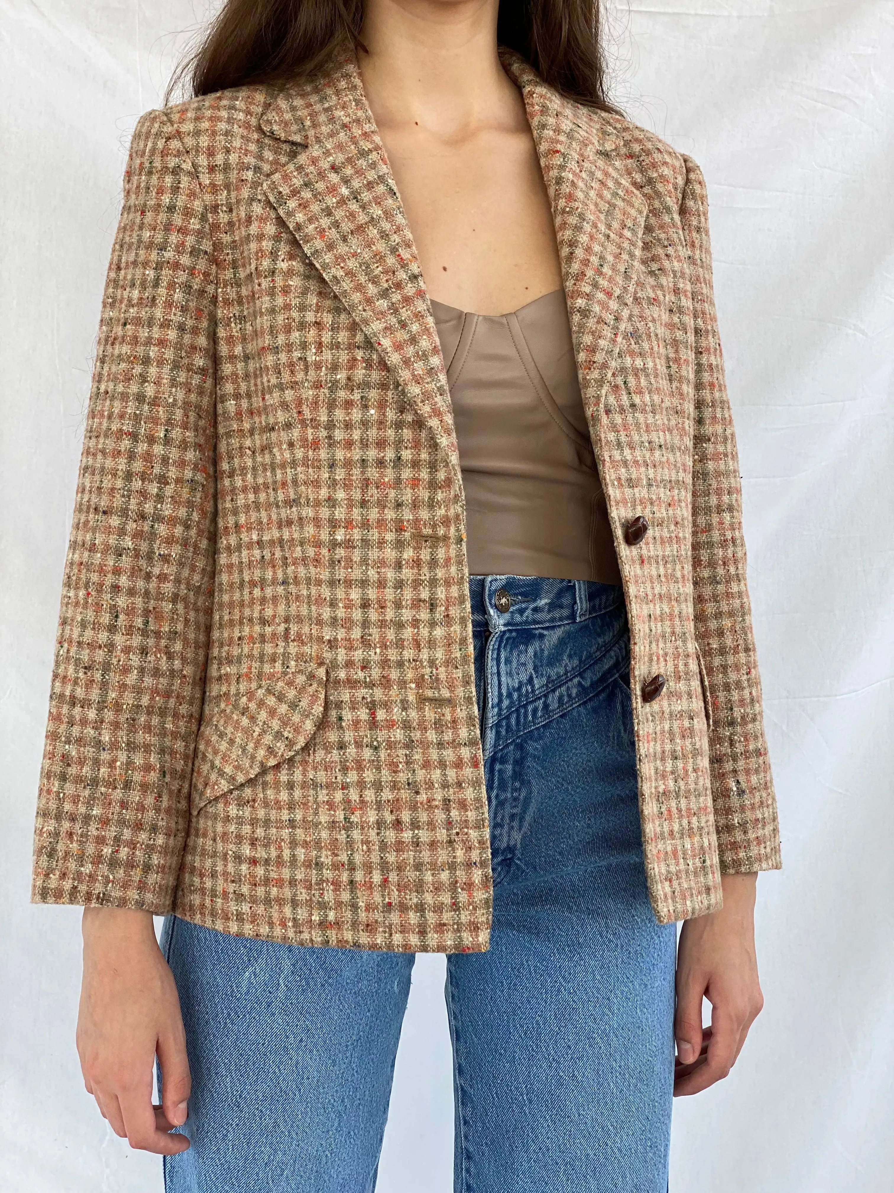 Vintage Alexon Sport Set Tweed Blazer