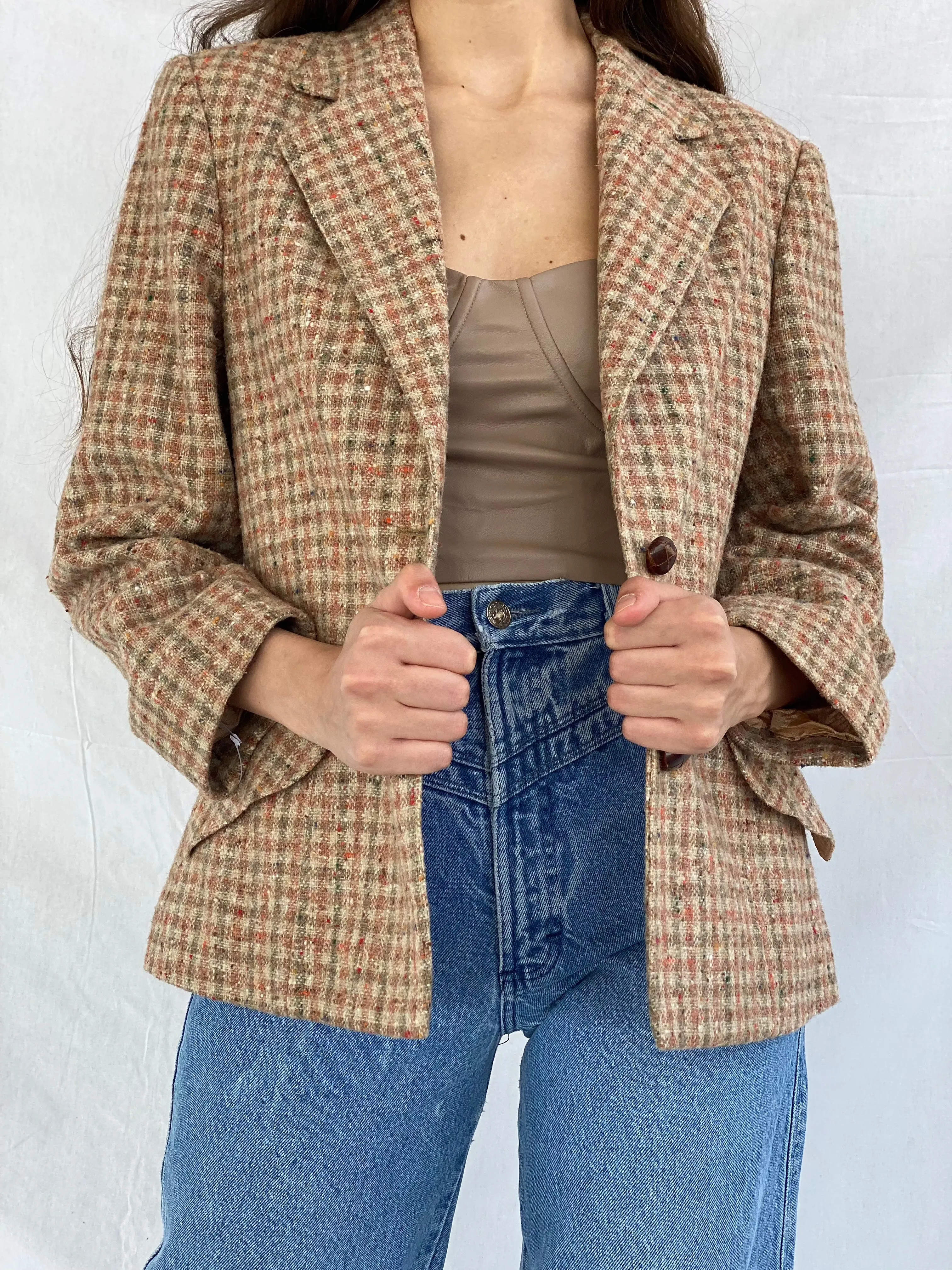 Vintage Alexon Sport Set Tweed Blazer