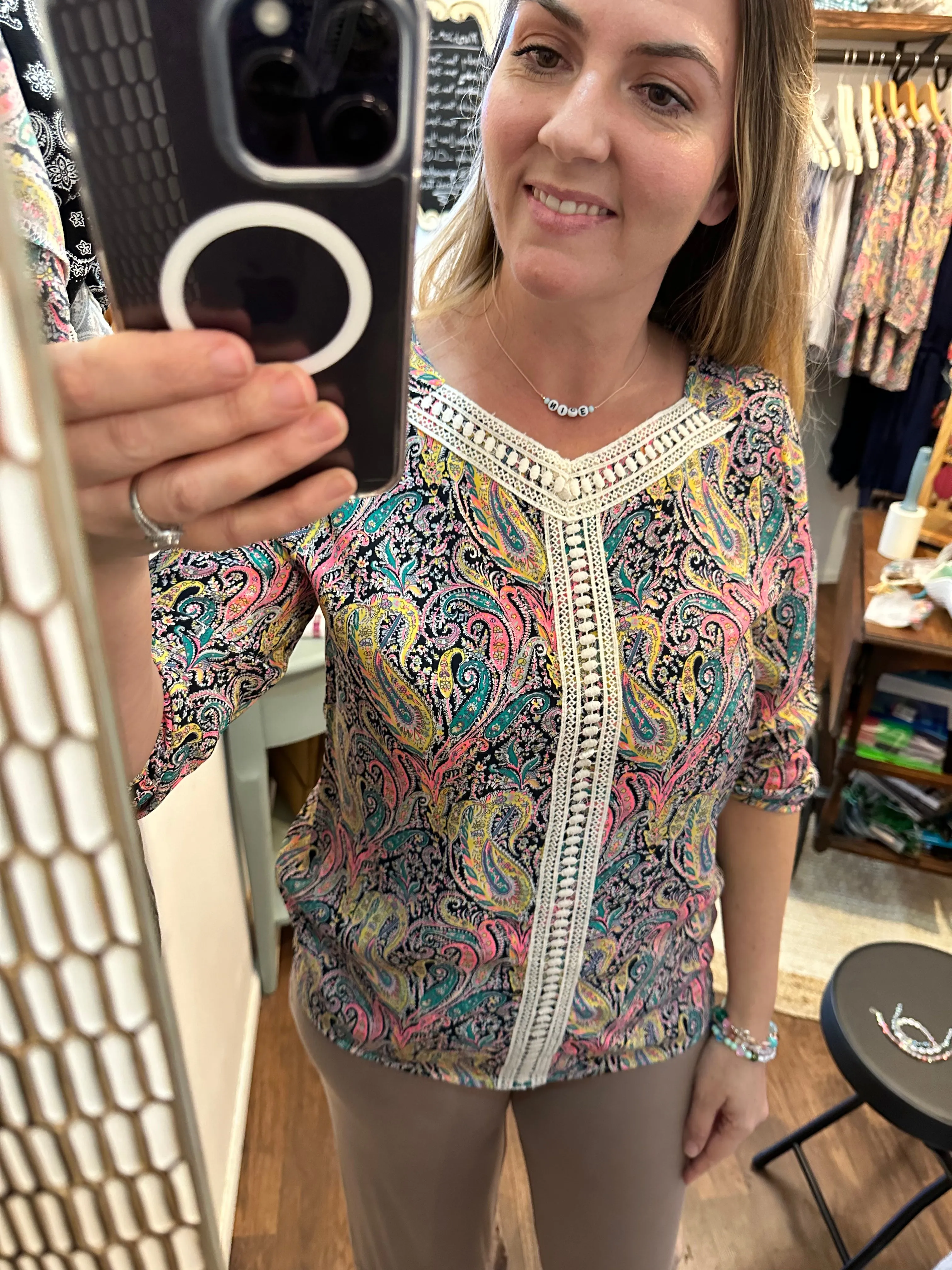 WE LOVE PAISLEY TOP