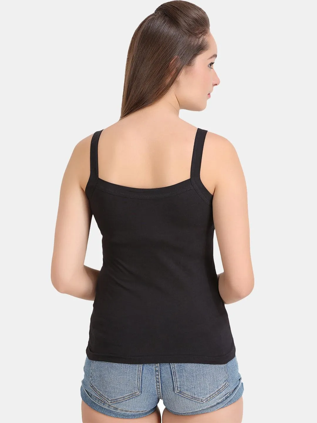 Women's Solid Pure Cotton Non-Paddded Camisole | CAMY |