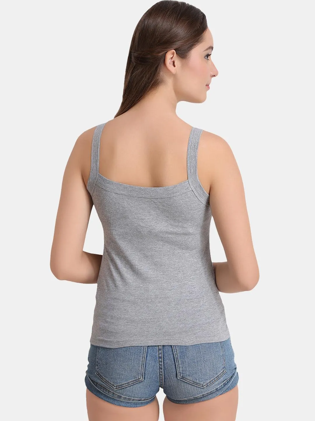 Women's Solid Pure Cotton Non-Paddded Camisole | CAMY |