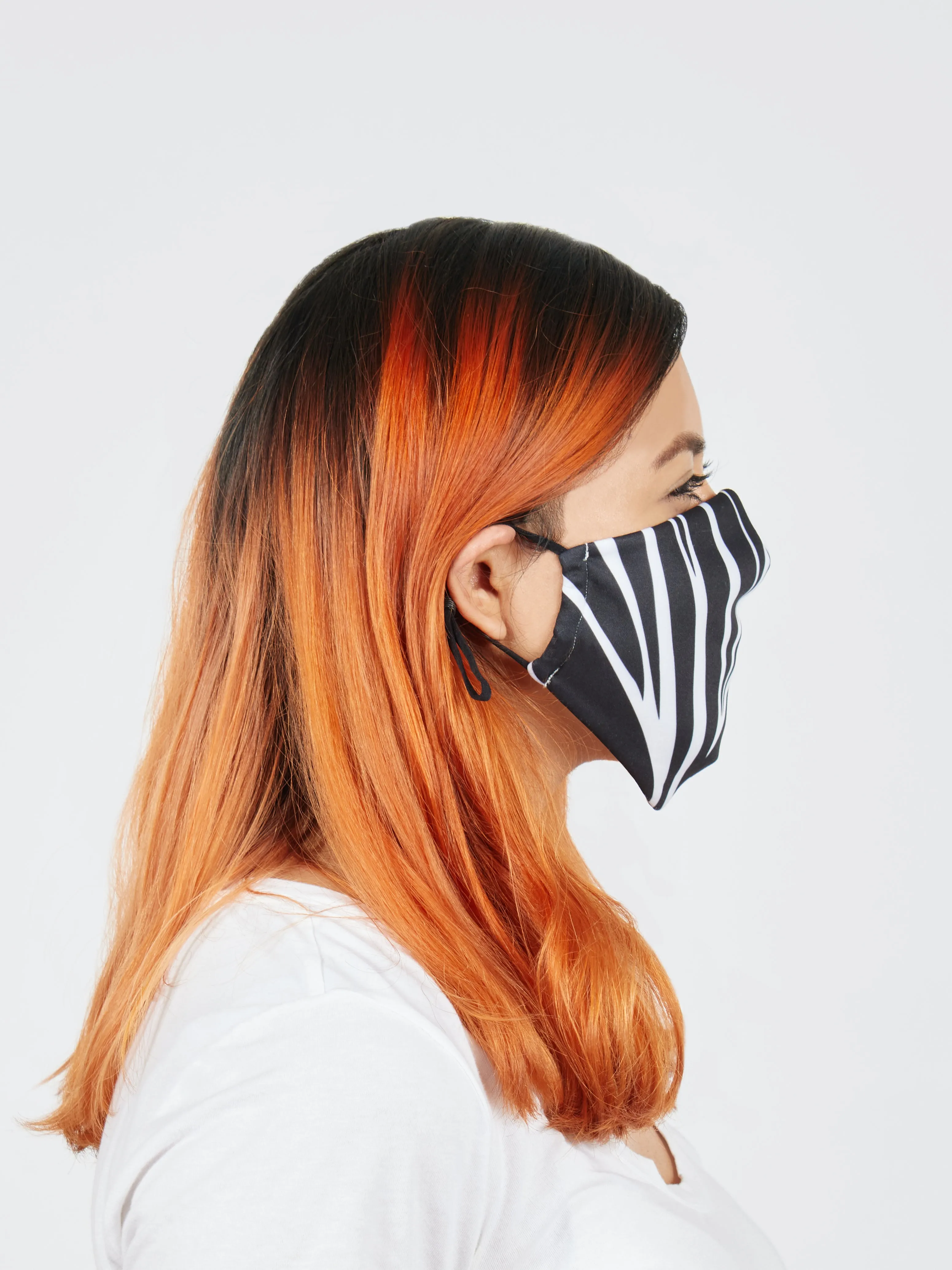 Zebra Face Mask